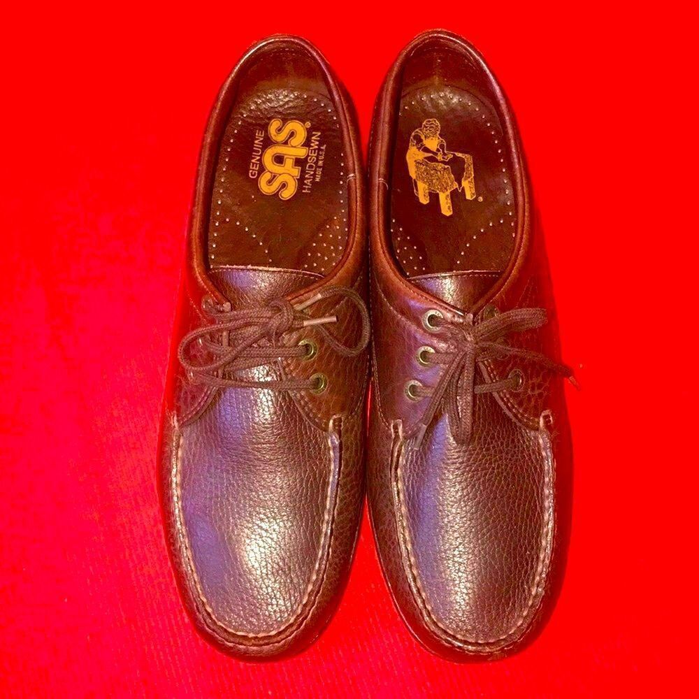 Sas Leather Handsewn Made In Usa Men Shoes Size 13